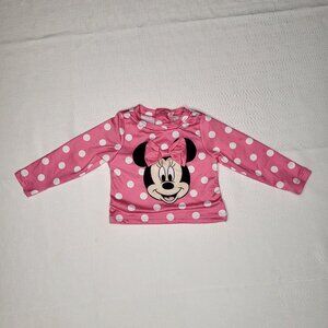 infant girl's size 0-3 months Disney Minnie Mouse one piece swimsuit